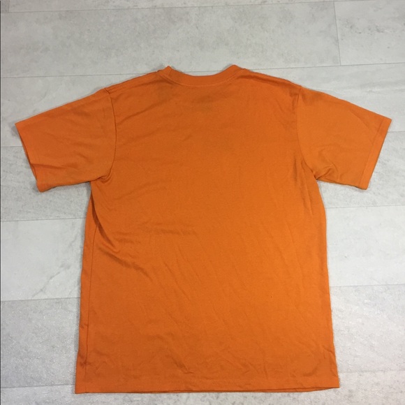 Nike Shirt Orange Sz Large Dri Fit Workout Top - Picture 2 of 8